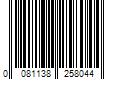 Barcode Image for UPC code 0081138258044