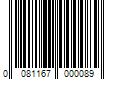 Barcode Image for UPC code 0081167000089