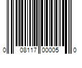 Barcode Image for UPC code 008117000050