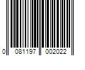 Barcode Image for UPC code 0081197002022