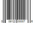 Barcode Image for UPC code 008122000076