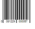 Barcode Image for UPC code 0081229000057