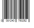 Barcode Image for UPC code 0081240750252