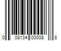 Barcode Image for UPC code 008134000088