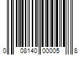 Barcode Image for UPC code 008140000058