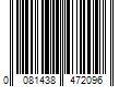 Barcode Image for UPC code 0081438472096