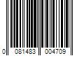 Barcode Image for UPC code 0081483004709