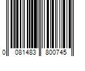 Barcode Image for UPC code 0081483800745