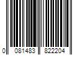 Barcode Image for UPC code 0081483822204