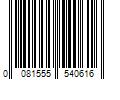 Barcode Image for UPC code 0081555540616