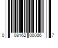 Barcode Image for UPC code 008162000067