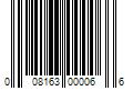 Barcode Image for UPC code 008163000066