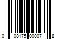 Barcode Image for UPC code 008175000078