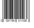 Barcode Image for UPC code 0081789011036