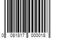 Barcode Image for UPC code 0081817000018