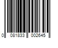 Barcode Image for UPC code 0081833002645