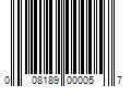 Barcode Image for UPC code 008189000057