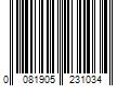 Barcode Image for UPC code 0081905231034