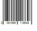 Barcode Image for UPC code 0081999118648