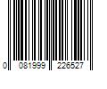 Barcode Image for UPC code 0081999226527