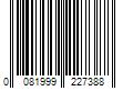 Barcode Image for UPC code 0081999227388