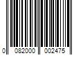 Barcode Image for UPC code 0082000002475