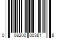 Barcode Image for UPC code 008200003616