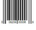 Barcode Image for UPC code 008208000068