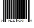 Barcode Image for UPC code 008220000015