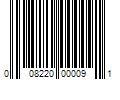 Barcode Image for UPC code 008220000091