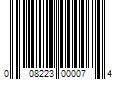 Barcode Image for UPC code 008223000074