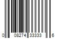 Barcode Image for UPC code 008274333336