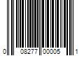 Barcode Image for UPC code 008277000051