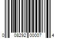 Barcode Image for UPC code 008292000074