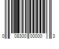 Barcode Image for UPC code 008300000003