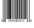 Barcode Image for UPC code 008300000126