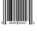 Barcode Image for UPC code 008300000270