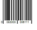 Barcode Image for UPC code 0083000006111