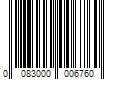 Barcode Image for UPC code 0083000006760