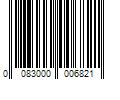 Barcode Image for UPC code 0083000006821