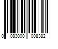 Barcode Image for UPC code 0083000008382