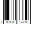 Barcode Image for UPC code 0083000174506