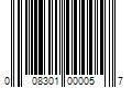 Barcode Image for UPC code 008301000057