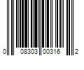 Barcode Image for UPC code 008303003162