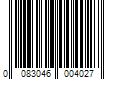 Barcode Image for UPC code 0083046004027