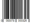 Barcode Image for UPC code 0083078000325