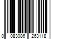 Barcode Image for UPC code 0083086263118