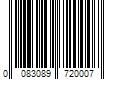 Barcode Image for UPC code 0083089720007