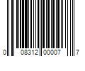 Barcode Image for UPC code 008312000077