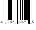 Barcode Image for UPC code 008315400225